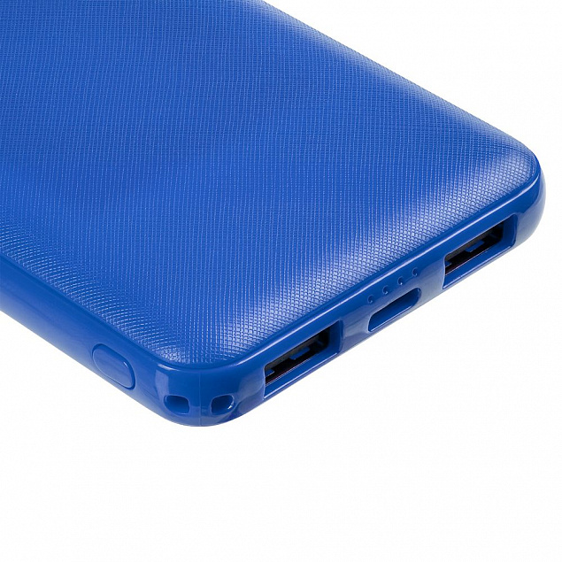 Внешний аккумулятор Uniscend Full Feel Type-C, 5000 мАч, синий с логотипом в Ставрополе заказать по выгодной цене в кибермаркете AvroraStore