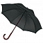 Зонт-трость светоотражающий Reflect, черный с логотипом в Ставрополе заказать по выгодной цене в кибермаркете AvroraStore