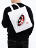 Холщовая сумка «Щит Капитана Америки», белая с логотипом в Ставрополе заказать по выгодной цене в кибермаркете AvroraStore