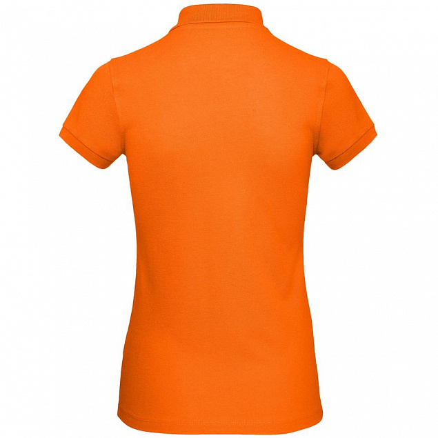 Рубашка поло женская Inspire, оранжевая с логотипом в Ставрополе заказать по выгодной цене в кибермаркете AvroraStore