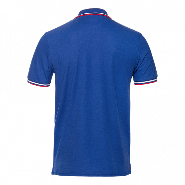 Рубашка поло Рубашка мужская 04RUS Синий с логотипом в Ставрополе заказать по выгодной цене в кибермаркете AvroraStore