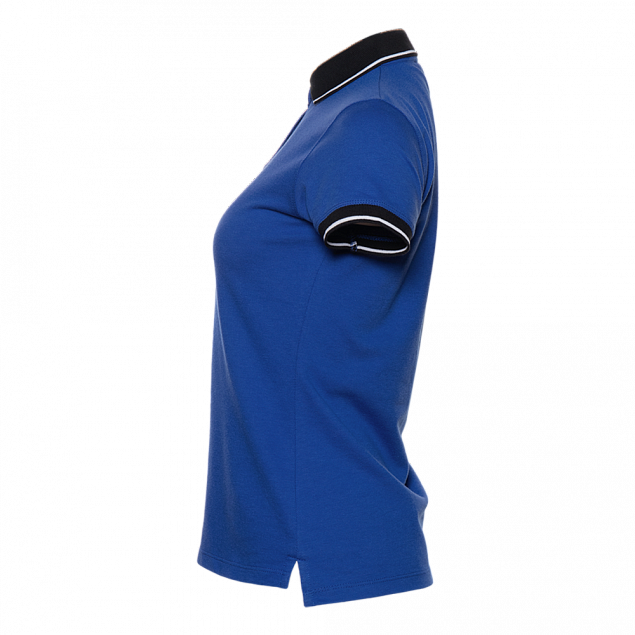 Рубашка поло Рубашка женская 04CW Синий с логотипом в Ставрополе заказать по выгодной цене в кибермаркете AvroraStore