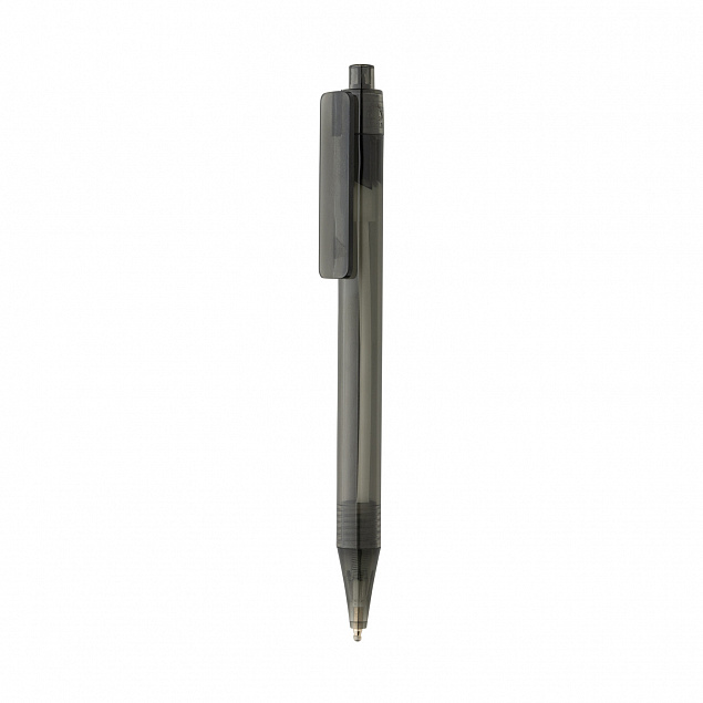 Ручка X8 из прозрачного rPET GRS с логотипом в Ставрополе заказать по выгодной цене в кибермаркете AvroraStore