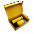 Набор Hot Box C (софт-тач) B, желтый с логотипом в Ставрополе заказать по выгодной цене в кибермаркете AvroraStore
