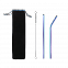 Набор многоразовых трубочек гальванических Оnlycofer Х black (спектр) с логотипом в Ставрополе заказать по выгодной цене в кибермаркете AvroraStore