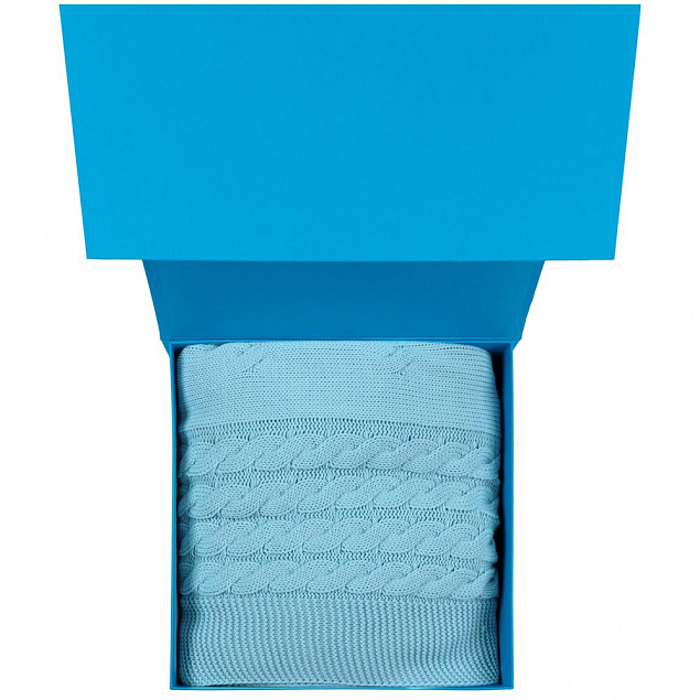 Коробка Amaze, голубая с логотипом в Ставрополе заказать по выгодной цене в кибермаркете AvroraStore