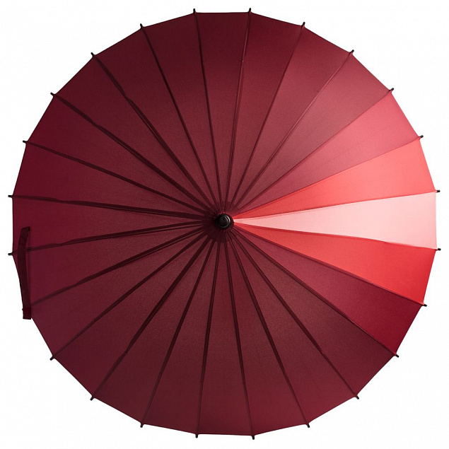 Зонт-трость «Спектр»,красный с логотипом в Ставрополе заказать по выгодной цене в кибермаркете AvroraStore