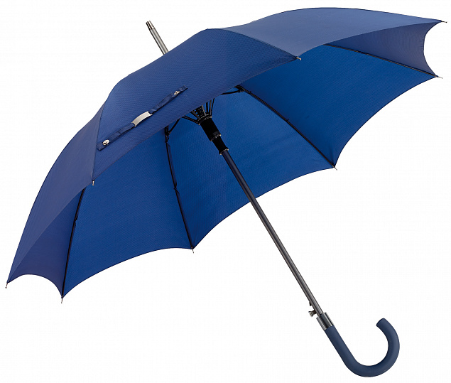 Зонт автоматический JUBILEE, темно-синий с логотипом в Ставрополе заказать по выгодной цене в кибермаркете AvroraStore