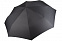 Зонт складной Fiber, черный с логотипом в Ставрополе заказать по выгодной цене в кибермаркете AvroraStore