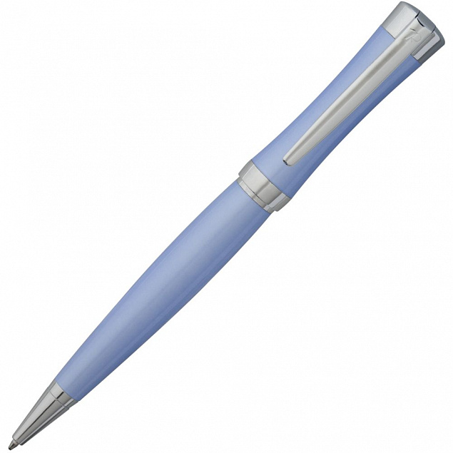 Ручка шариковая Desire, голубая с логотипом в Ставрополе заказать по выгодной цене в кибермаркете AvroraStore