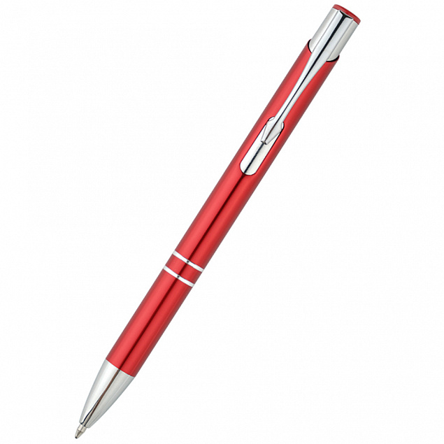 Ручка металлическая Holly - Красный PP с логотипом в Ставрополе заказать по выгодной цене в кибермаркете AvroraStore