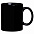 Кружка Promo, черная с логотипом в Ставрополе заказать по выгодной цене в кибермаркете AvroraStore