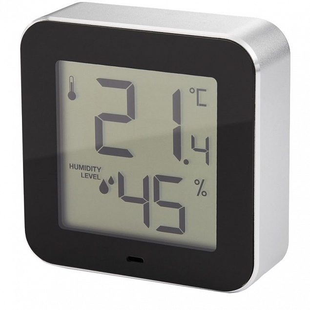 Термометр-гигрометр Simple с логотипом в Ставрополе заказать по выгодной цене в кибермаркете AvroraStore
