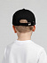 Бейсболка детская Capture Kids, черная с логотипом в Ставрополе заказать по выгодной цене в кибермаркете AvroraStore