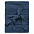 Плед Pleat, синий с логотипом в Ставрополе заказать по выгодной цене в кибермаркете AvroraStore
