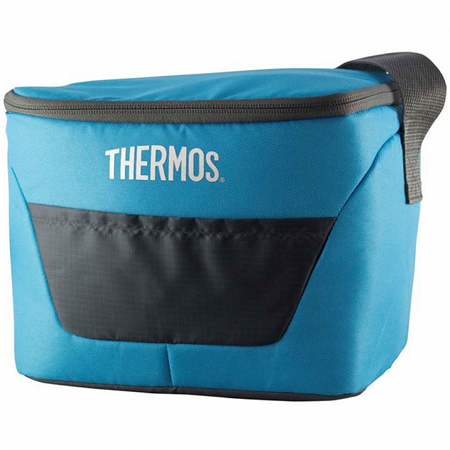 Термосумка Thermos Classic 9 Can Cooler, бирюзовая с логотипом в Ставрополе заказать по выгодной цене в кибермаркете AvroraStore