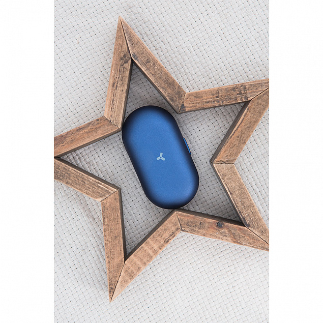 Беспроводные наушники Accesstyle Denim TWS Blue, синие с логотипом в Ставрополе заказать по выгодной цене в кибермаркете AvroraStore