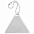 Светоотражатель Spare Care, треугольник, серебристый с логотипом в Ставрополе заказать по выгодной цене в кибермаркете AvroraStore