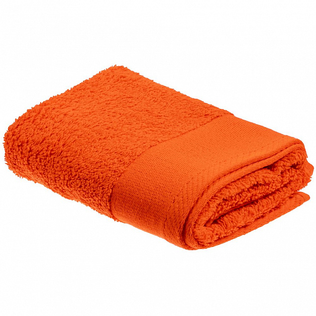 Полотенце Odelle, ver.2, малое, оранжевое с логотипом в Ставрополе заказать по выгодной цене в кибермаркете AvroraStore