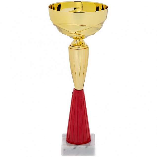 Кубок Kudos, большой, красный с логотипом в Ставрополе заказать по выгодной цене в кибермаркете AvroraStore