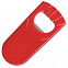 Открывалка  "Кулачок" красная, 9,5х4,5х1,2 см;  фростированный пластик/ тампопечать с логотипом в Ставрополе заказать по выгодной цене в кибермаркете AvroraStore