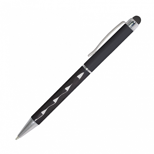 Шариковая ручка Crystal, черная с логотипом в Ставрополе заказать по выгодной цене в кибермаркете AvroraStore