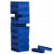 Игра «Деревянная башня мини», синяя с логотипом в Ставрополе заказать по выгодной цене в кибермаркете AvroraStore