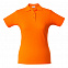 Рубашка поло женская SURF LADY, оранжевая с логотипом в Ставрополе заказать по выгодной цене в кибермаркете AvroraStore