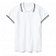 Рубашка поло женская Virma Stripes Lady, белая с логотипом в Ставрополе заказать по выгодной цене в кибермаркете AvroraStore