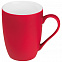 Кружка керамическая 300 мл, красная с логотипом в Ставрополе заказать по выгодной цене в кибермаркете AvroraStore