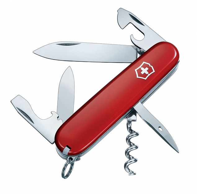 Офицерский нож SPARTAN 91, красный с логотипом в Ставрополе заказать по выгодной цене в кибермаркете AvroraStore