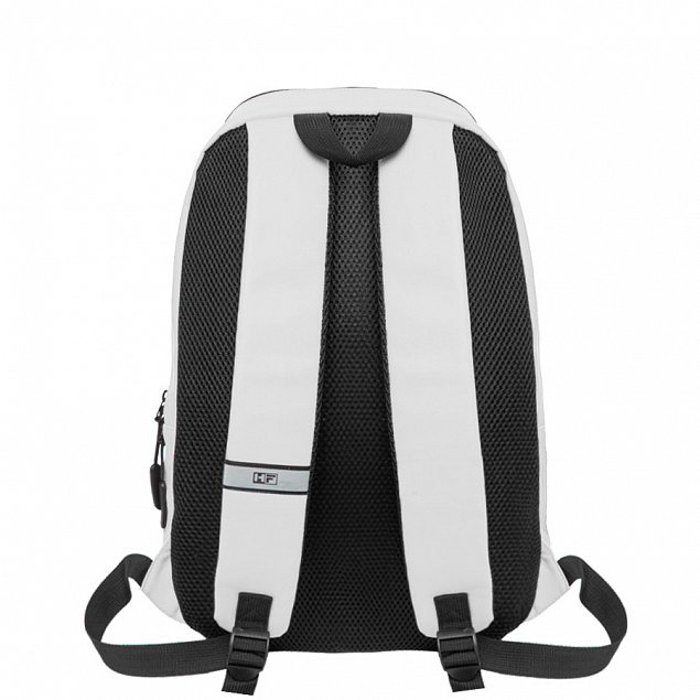 Рюкзак "Go", белый, 41 х 29 х15,5 см, 100% полиуретан с логотипом в Ставрополе заказать по выгодной цене в кибермаркете AvroraStore