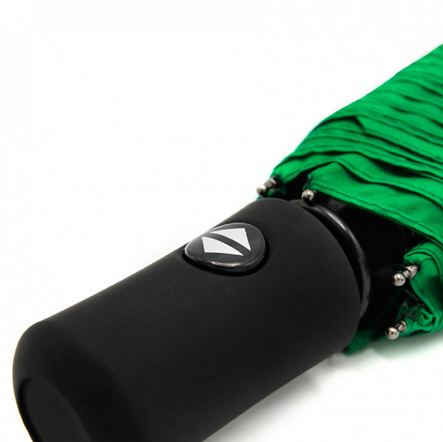 Автоматический противоштормовой зонт Vortex - Зеленый FF с логотипом в Ставрополе заказать по выгодной цене в кибермаркете AvroraStore