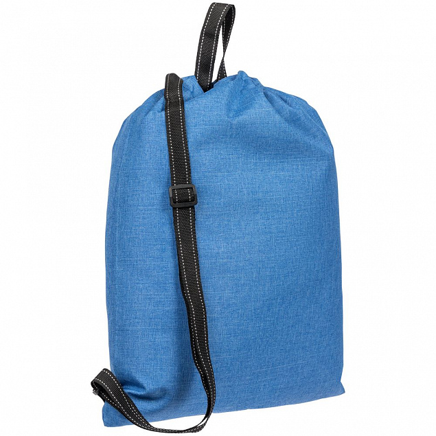 Рюкзак-мешок Melango, синий с логотипом в Ставрополе заказать по выгодной цене в кибермаркете AvroraStore