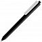 Ручка шариковая Pigra P03 Mat, черная с белым с логотипом в Ставрополе заказать по выгодной цене в кибермаркете AvroraStore