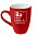 Кружка «Бабон» с покрытием софт-тач, ярко-красная с логотипом в Ставрополе заказать по выгодной цене в кибермаркете AvroraStore