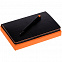Набор Trait, черно-оранжевый с логотипом в Ставрополе заказать по выгодной цене в кибермаркете AvroraStore