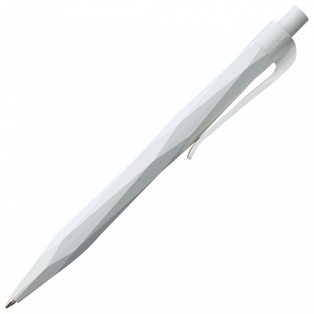 Ручка шариковая Prodir QS20 PMP-P, белая с логотипом в Ставрополе заказать по выгодной цене в кибермаркете AvroraStore