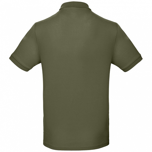 Рубашка поло мужская Inspire, хаки с логотипом в Ставрополе заказать по выгодной цене в кибермаркете AvroraStore