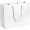 Пакет бумажный Porta S, белый с логотипом в Ставрополе заказать по выгодной цене в кибермаркете AvroraStore