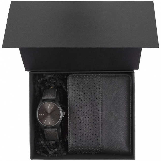 Коробка Magnus, черная с логотипом в Ставрополе заказать по выгодной цене в кибермаркете AvroraStore