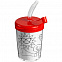 Бутылка-раскраска детская «Передвижник», красная с логотипом в Ставрополе заказать по выгодной цене в кибермаркете AvroraStore