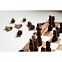 Деревянные шахматы, коричневые с логотипом в Ставрополе заказать по выгодной цене в кибермаркете AvroraStore