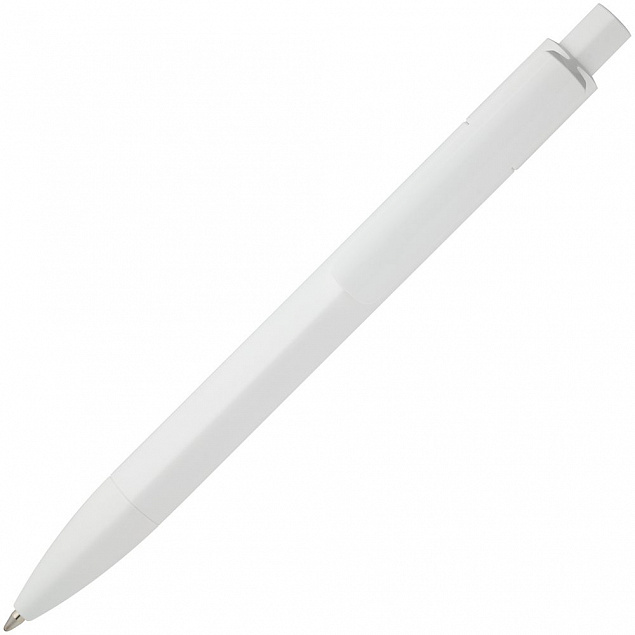Ручка шариковая Prodir DS4 PMM-P, белая с логотипом в Ставрополе заказать по выгодной цене в кибермаркете AvroraStore