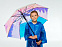 Зонт-трость Glare Flare с логотипом в Ставрополе заказать по выгодной цене в кибермаркете AvroraStore