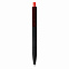 Черная ручка X3 Smooth Touch, красный с логотипом в Ставрополе заказать по выгодной цене в кибермаркете AvroraStore