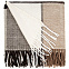Плед Edinburgh, бежево-коричневый с логотипом в Ставрополе заказать по выгодной цене в кибермаркете AvroraStore
