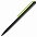 Шариковая ручка GrafeeX в чехле, черная с оранжевым с логотипом в Ставрополе заказать по выгодной цене в кибермаркете AvroraStore