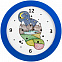 Часы настенные «Горы», синие с логотипом в Ставрополе заказать по выгодной цене в кибермаркете AvroraStore