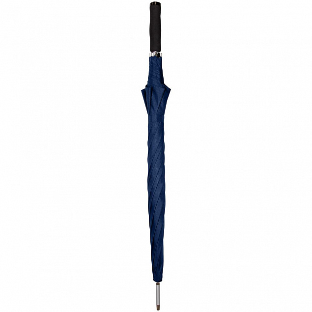 Зонт-трость Alu Golf AC, темно-синий с логотипом в Ставрополе заказать по выгодной цене в кибермаркете AvroraStore